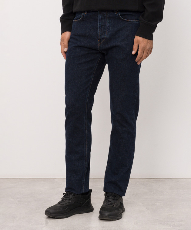 Stone Island Синие джинсы с патчем L2S14J100007S0J12 изображение 3