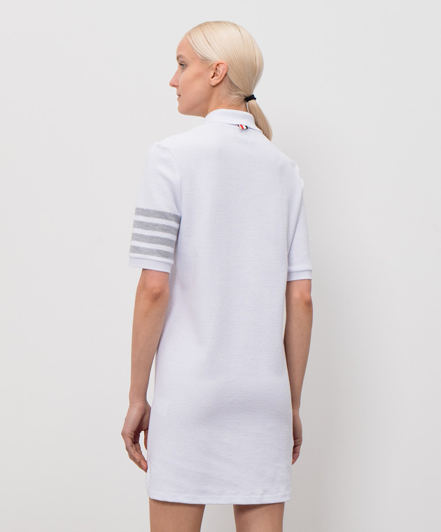 Thom Browne Біла сукня-поло FJD134AJ0248 зображення 4