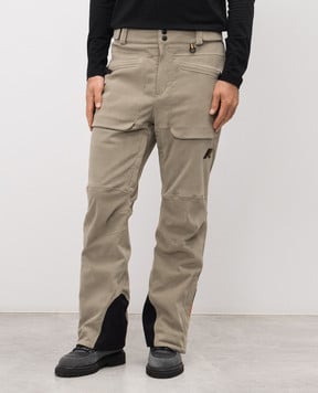 K-Way Вельветові гірськолижні штани Mercantour кольору хакі K6126UW