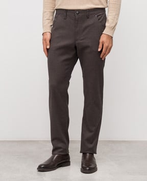 Florentino Серые брюки с патчем логотипа 225554520706