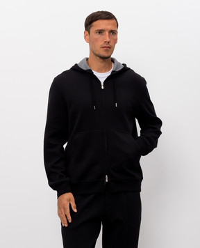 Brunello Cucinelli Спортивная куртка черного цвета MM8319069G