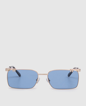 Off-White Золотые очки с логотипом OFF OW2031764559