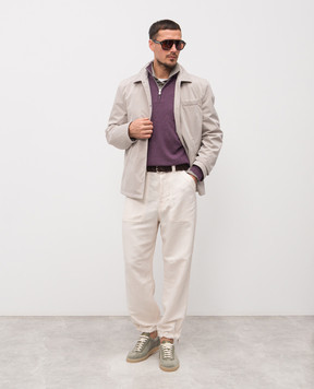 Brunello Cucinelli Бежева куртка MM4796465