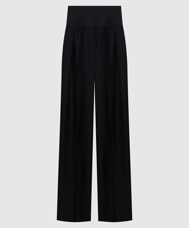 Dolce&Gabbana Чорні штани з вовни FTDQKTFR22A