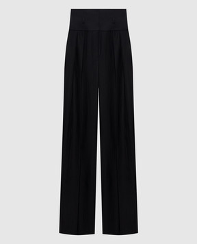 Dolce&Gabbana Чорні штани з вовни FTDQKTFR22A