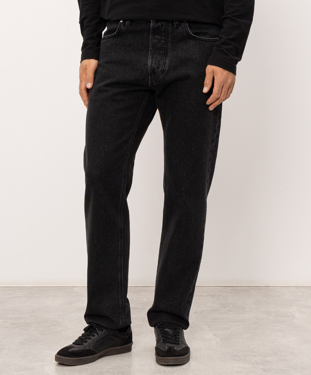 Stone Island Чорні джинси з патчем логотипа L2S14J100005S0J32 зображення 3