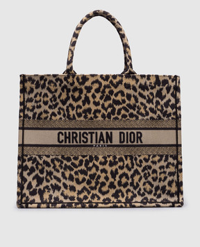 Christian Dior Сумка-тоут Book в леопардовий візерунок M1286ZRHM