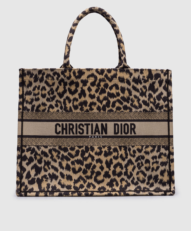 Christian Dior Сумка-тоут Book в леопардовый узор M1286ZRHM