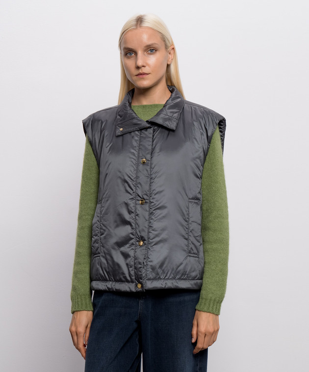 Max Mara Сірий жилет ALICE MTCALICE зображення 3