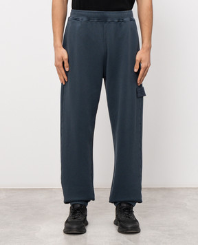 Stone Island Сині джогери з патчем логотипа L1S156200008S0F42