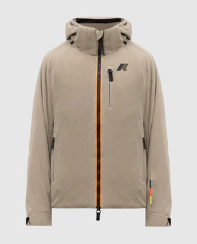 K-Way Горнолыжная вельветовая куртка LAMET цвета хаки K51331W