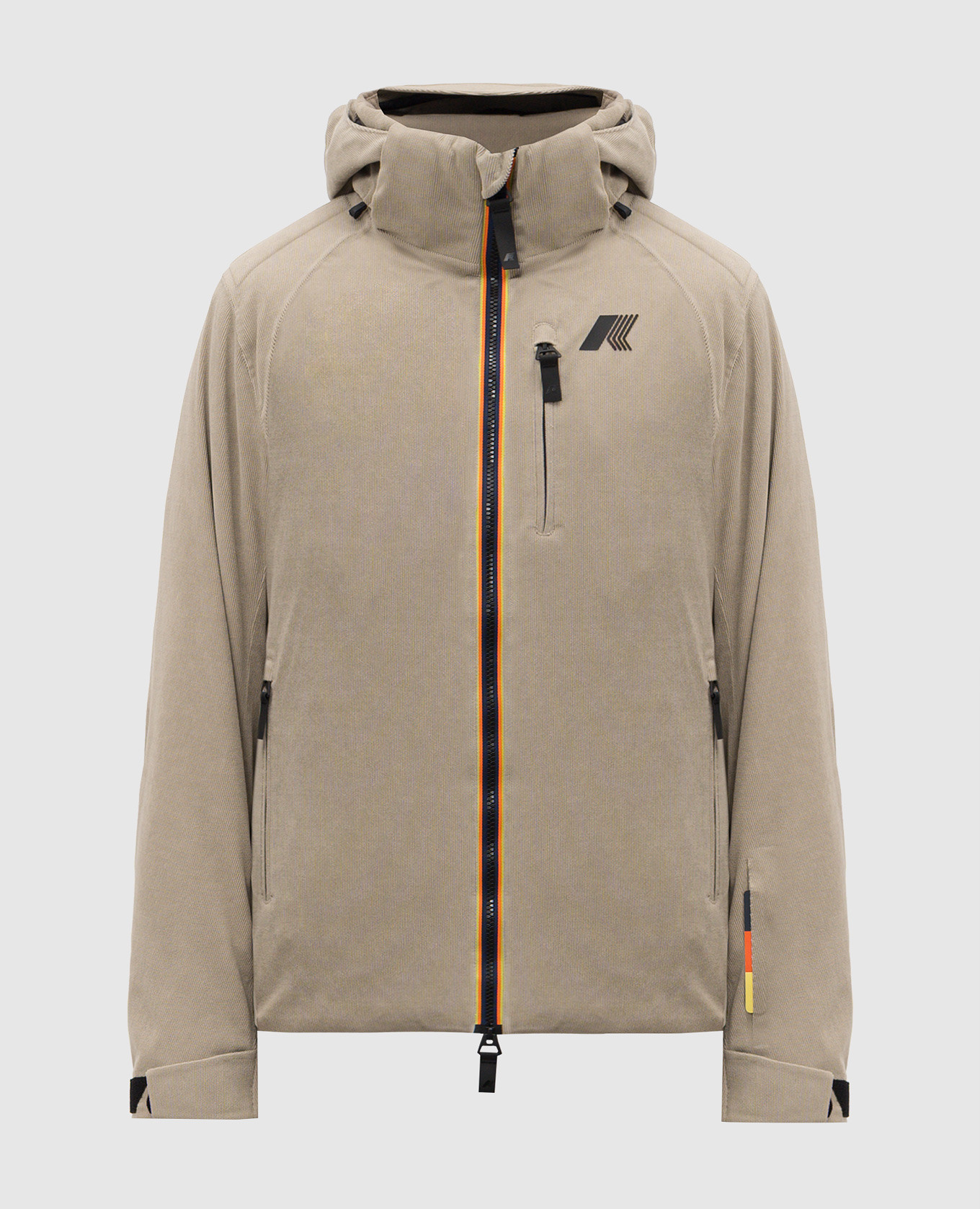 

Горнолыжная вельветовая куртка LAMET цвета хаки, Куртки