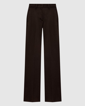 Ermanno Scervino Коричневі штани з вовни D476P718KGK