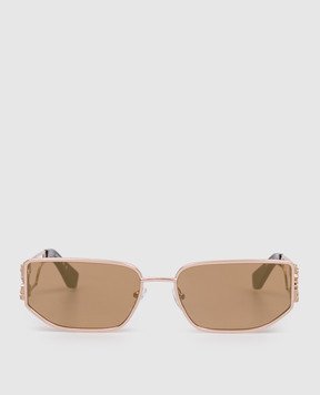 Off-White Золотисті сонцезахисні окуляри Allen з емблемою Arrow OW1027767460