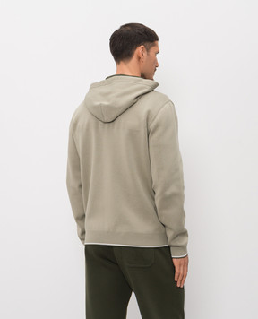 Stefano Ricci Зелена спортивна куртка з контрастним окантуванням K616447FCRF26114