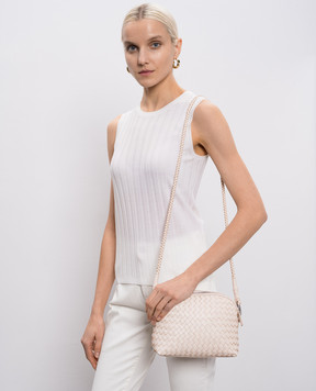 Dragon Розовая кожаная сумка Fellini DGS68011