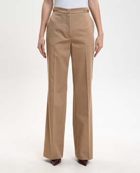 Gabriela Hearst Коричневые брюки Vesta из шерсти 3262190T134