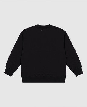 Maison Margiela MM6 Дитячий чорний світшот з принтом M61157MM02X