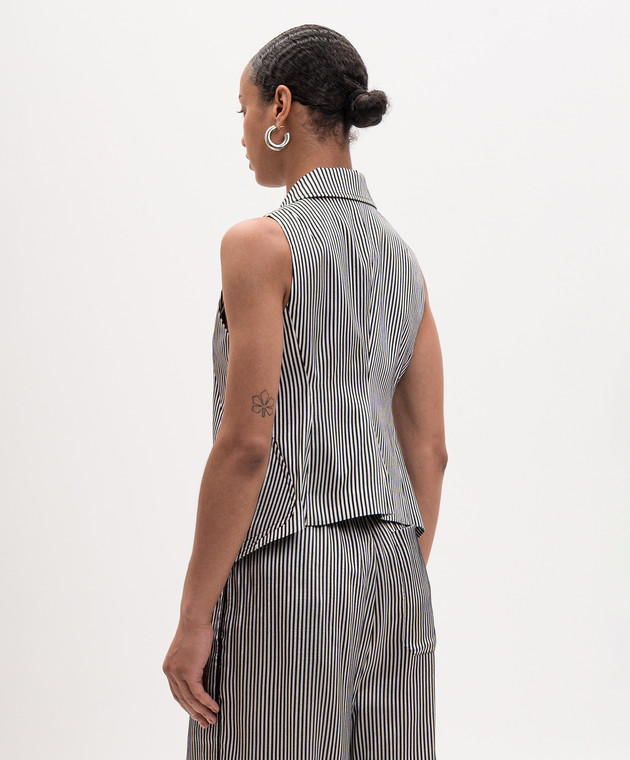 Ann Demeulemeester Жилет Lune в смужку B0014019FA737 зображення 4