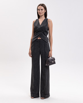 Alexander McQueen Серый жилет из шерсти 871461QJAGG