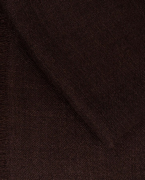 Brunello Cucinelli Коричневый палантин из кашемира и шелка MSC924059P