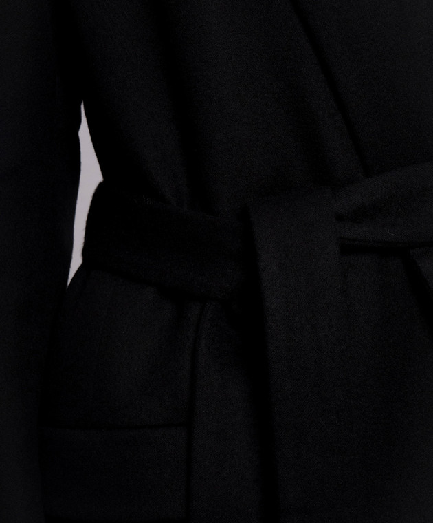 Tom Ford Чорне пальто з вовни CP1680FAX1567 зображення 5
