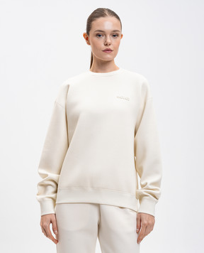 Mackage Белый свитшот Julian с фактурным логотипом JULIAN