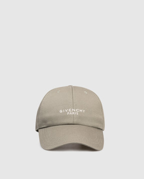 Givenchy Зелена кепка з вишивкою логотипа BPZ0CAP0C4