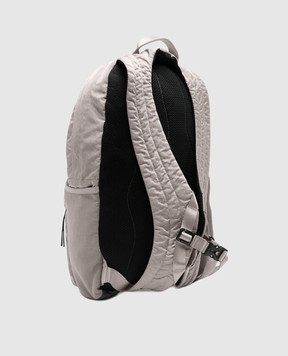 C.P. Company Сірий рюкзак з патчем логотипа MAC737A005269G