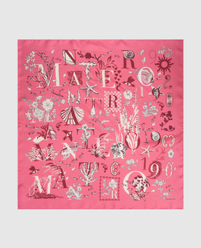 MANTERO 1902 Рожева хустка Florida Keys із шовку 0909F0014G57293