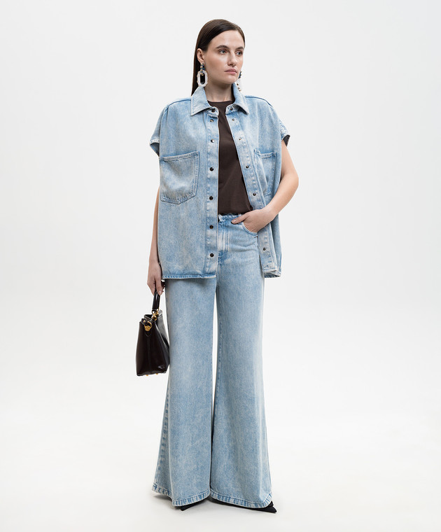 Solotre Коричневая футболка M1AB0192 изображение 2