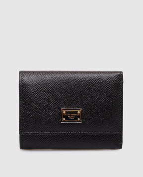Dolce&Gabbana Черный кожаный портмоне Dauphine BI0770A1001