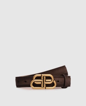 Balenciaga Коричневый замшевый пояс BB 5816902AB59