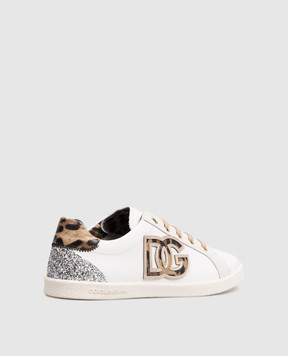 Dolce&Gabbana Дитячі білі шкіряні кросівки Original D11386AX2682836