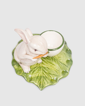 Au Bain Marie Белая керамическая подставка для яйца White Rabbits ABMBACOQ9B