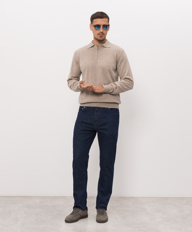 Cashmere&Whiskey Бежеве поло 94394Z зображення 2