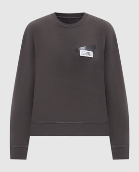 Maison Margiela MM6 Коричневый свитшот с эмблемой S62GU0143M25024
