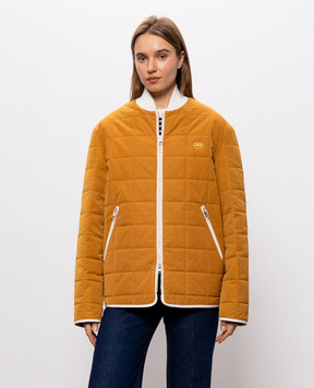 Ami Paris Коричневий бомбер з нашивкою UJK938PL0117w