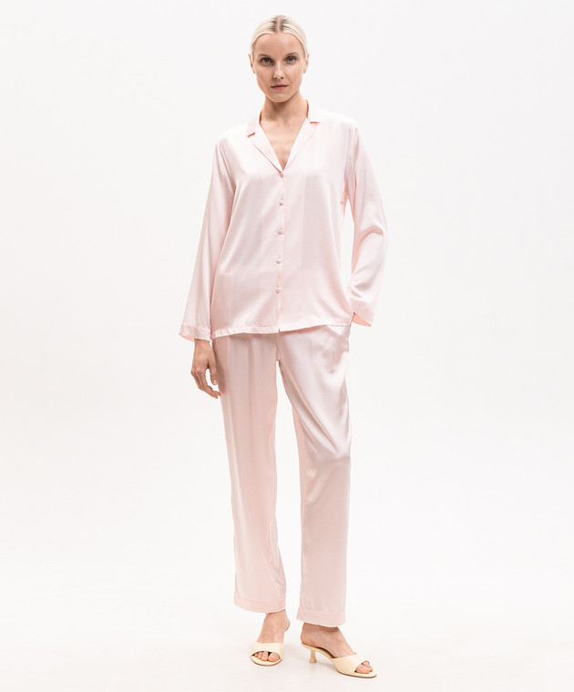 Dore & Rose Рожева піжама із шовку SILKPJSET зображення 2
