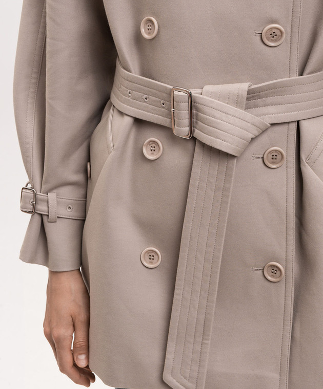 Max Mara Бежевий тренч MXSCACIO MXSCACIO зображення 5