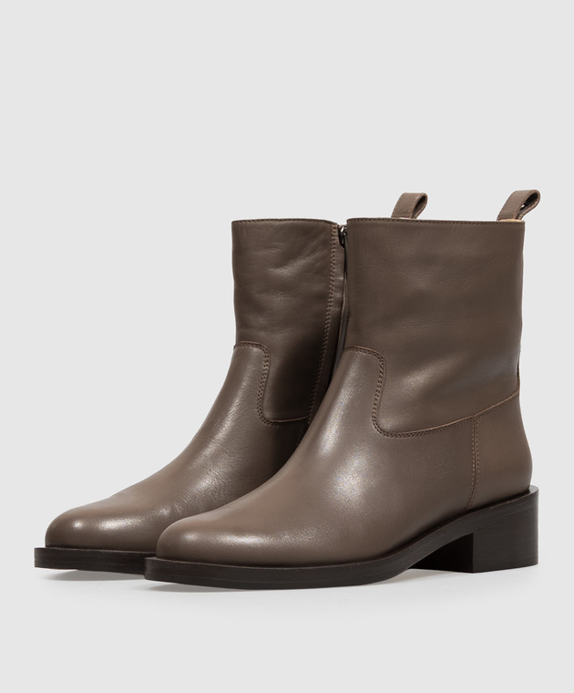 Doucal's Коричневі шкіряні черевики DD8949BLLEUF289 зображення 2