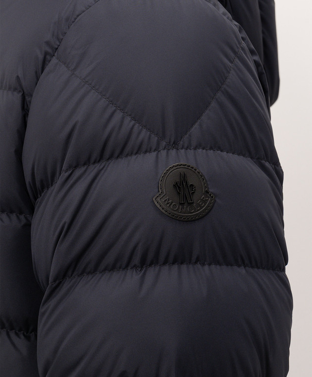 Moncler Синяя пуховая куртка Arneb L20911A00114549SK изображение 5