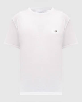 Stefano Ricci Белая футболка с логотипом MNH6104960TE0001