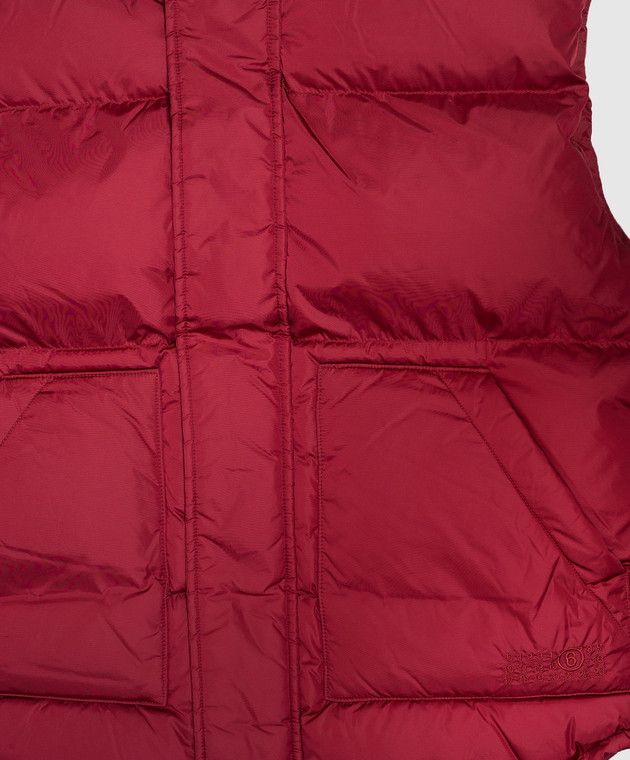 Maison Margiela MM6 Детский бордовый жилет M61092MM08B изображение 3