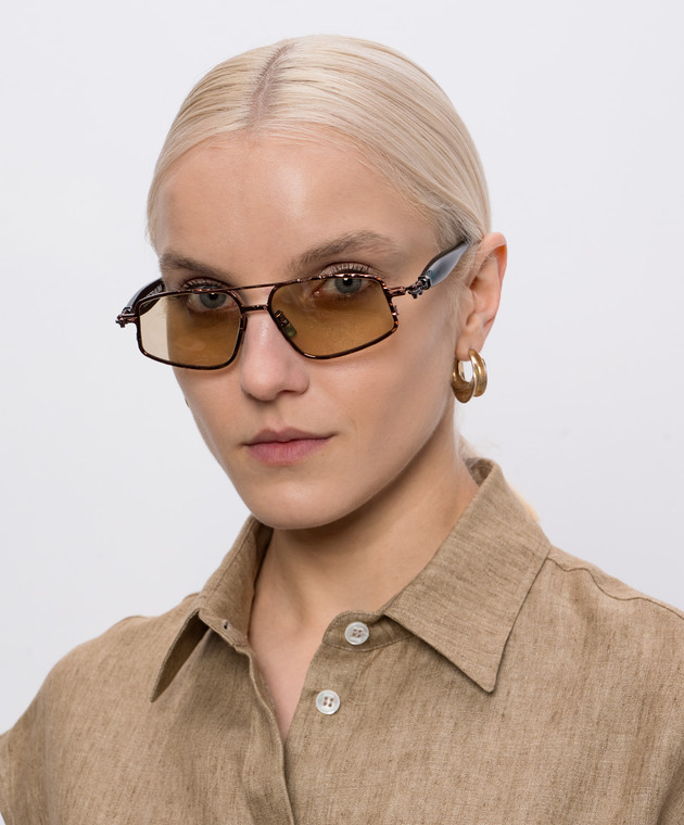 Kuboraum Коричневые солнцезащитные очки J73 KRSJ73BZ0000004M изображение 2