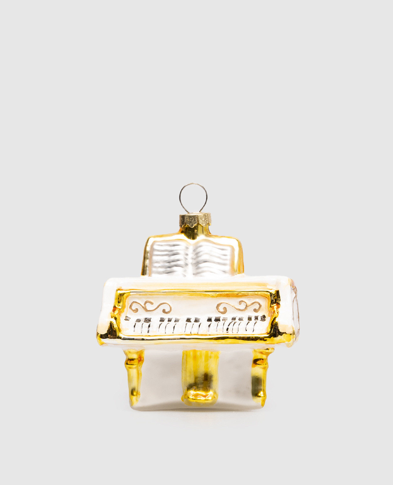 

Елочная игрушка Piano, Белый, Елочные украшения