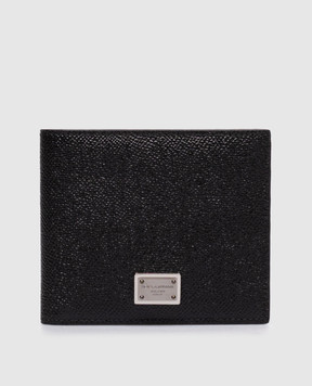 Dolce&Gabbana Чорне шкіряне портмоне Dauphine BP1321AG219