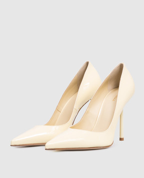 Le Silla Жовті шкіряні лаковані туфлі Bella 4215C090BXPPGSM