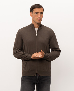 Doriani Cashmere Кардиган из шерсти, шелка и кашемира 18033Z79