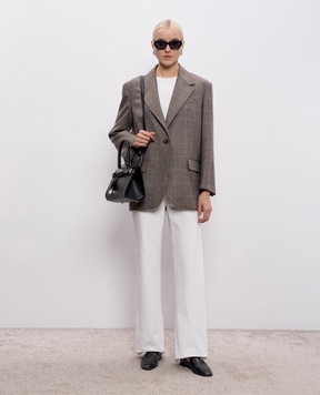 Max Mara Weekend Белая футболка BORA с вышивкой WKDBORA